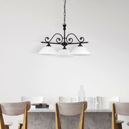 Rabalux - Lustra cu lant 3xE27/60W/230V