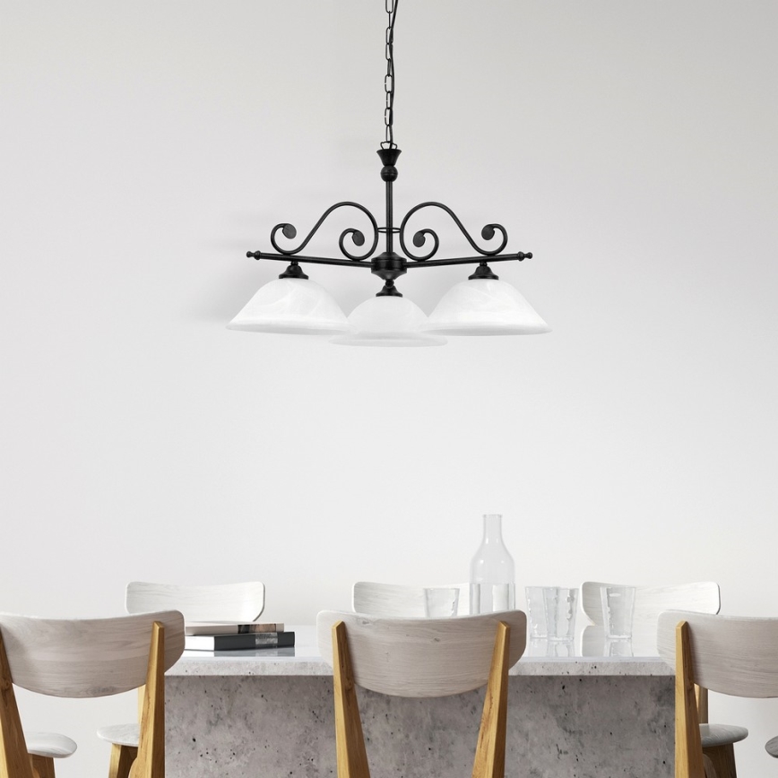 Rabalux - Lustra cu lant 3xE27/60W/230V