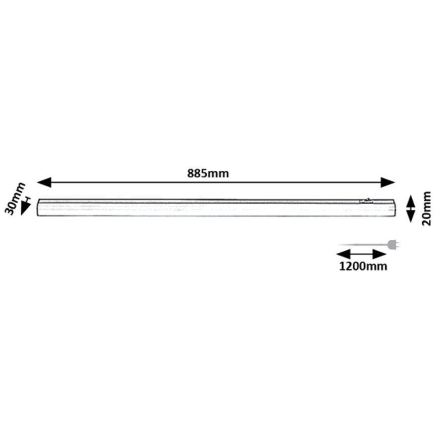 Rabalux - Lampă LED sub dulap LED/13W/230V 4000K 88 cm