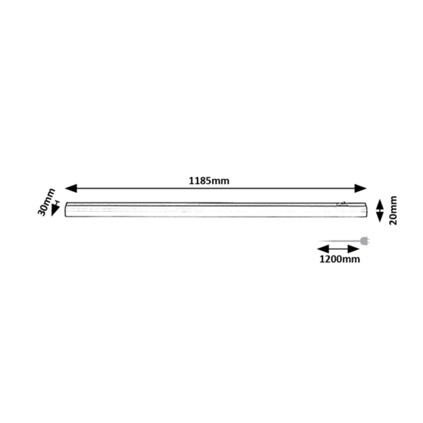 Rabalux - Lampă LED sub dulap LED/18W/230V 4000K 118 cm