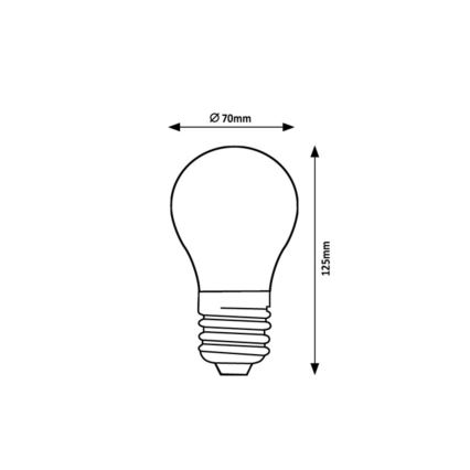 Rabalux - Bec LED filament A70, soclu E27, 18W, 230V, 4000K