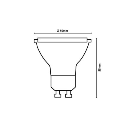 Rabalux - Bec LED SMD GU10/7W/230V 3000K