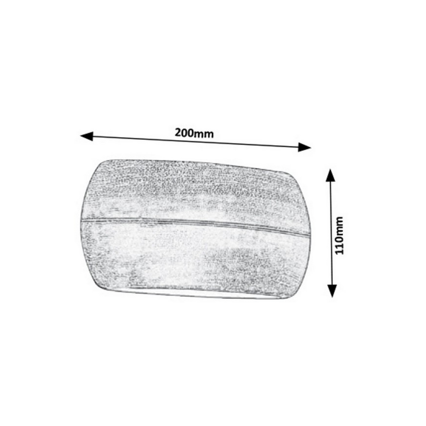 Rabalux - Aplică perete exterior LED OSCAR LED/6W/230V IP44 270lm 3000K