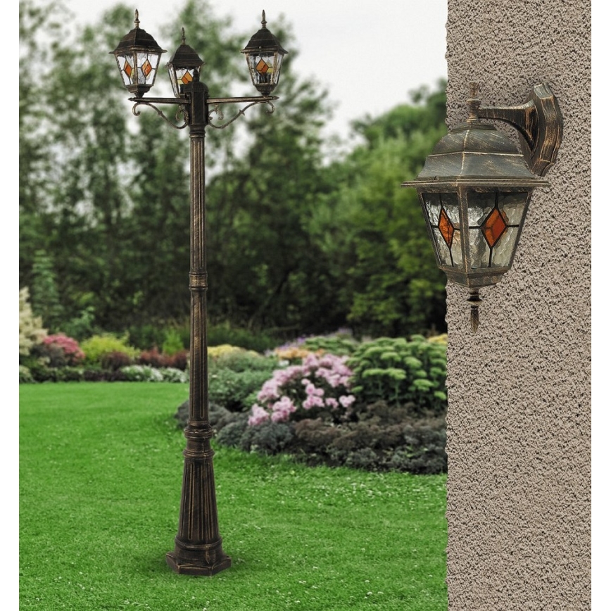 Rabalux - Lampă de exterior 3xE27/60W/230V