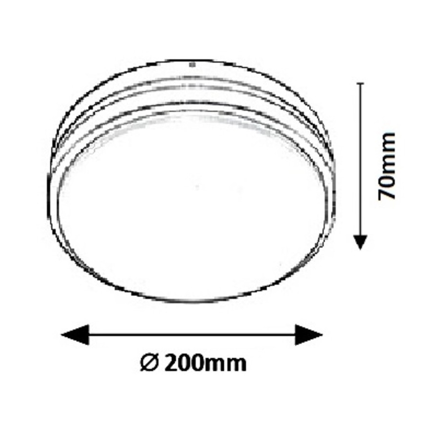 Rabalux 8847 - Aplică perete exterior LED HAMBURG LED/10W/230V IP44