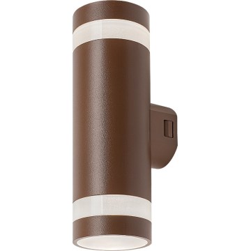 Rabalux - Aplică LED de exterior pentru perete, 16 W, 230 V, IP65, maro