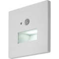 Rabalux - Aplică LED pentru scări cu senzor de mișcare și senzor crepuscular LED/1W/230V 3000/4500/6500K albă
