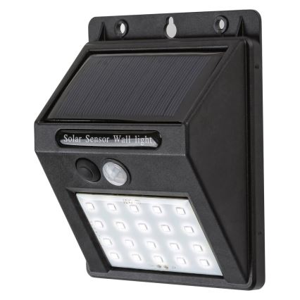 Rabalux - Aplică solară LED de perete cu senzor, IP44, 1200 mAh