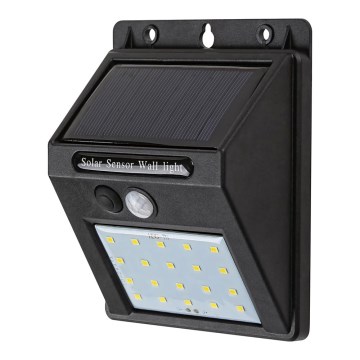 Rabalux - Aplică solară LED de perete cu senzor, IP44, 1200 mAh