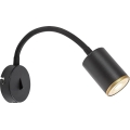 Rabalux - Aplică spot de perete 1xGU10/15W/230V negru