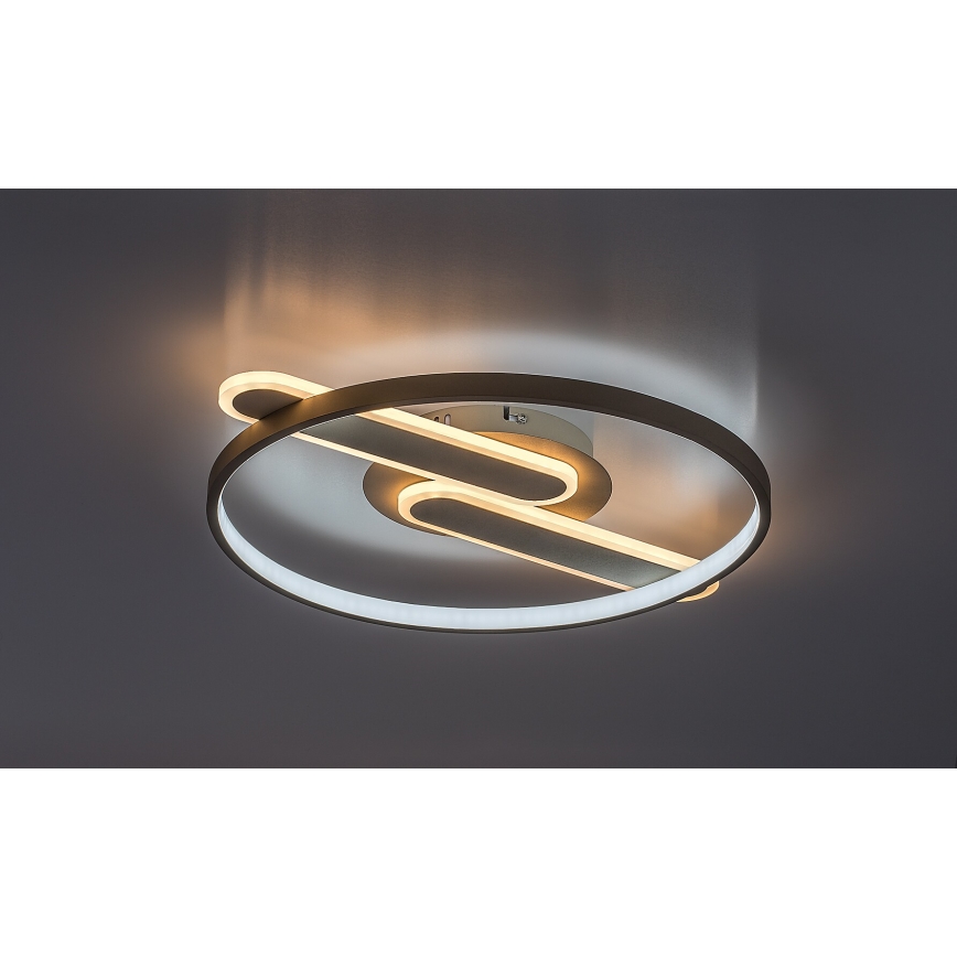 Rabalux - Plafonieră LED dimabilă, 55 W, 230 V, 3000–6000 K, 53 x 45 cm + telecomandă