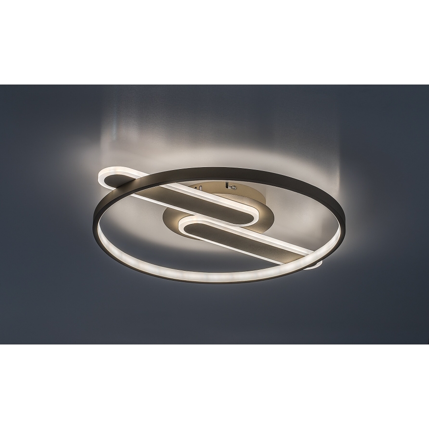 Rabalux - Plafonieră LED dimabilă, 55 W, 230 V, 3000–6000 K, 53 x 45 cm + telecomandă