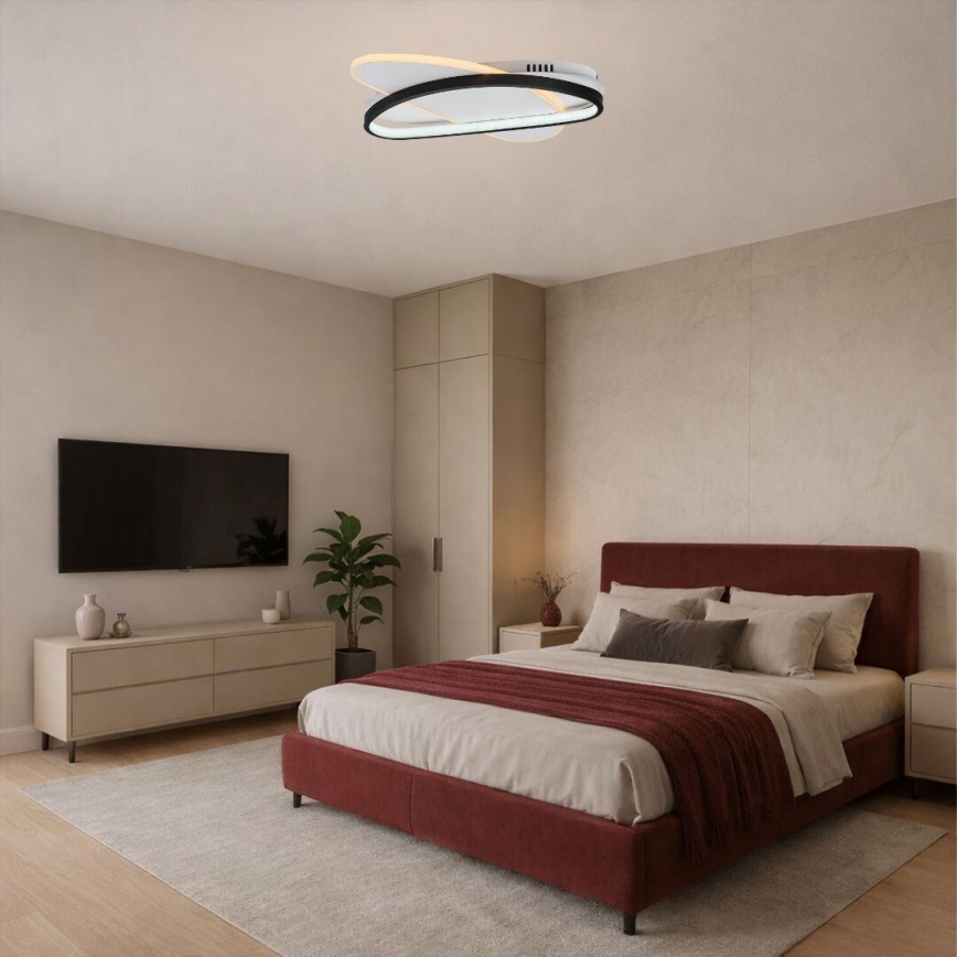 Rabalux - Plafonieră LED dimmabilă LED/57W/230V 3000-6000K 45x30,5 cm + telecomandă