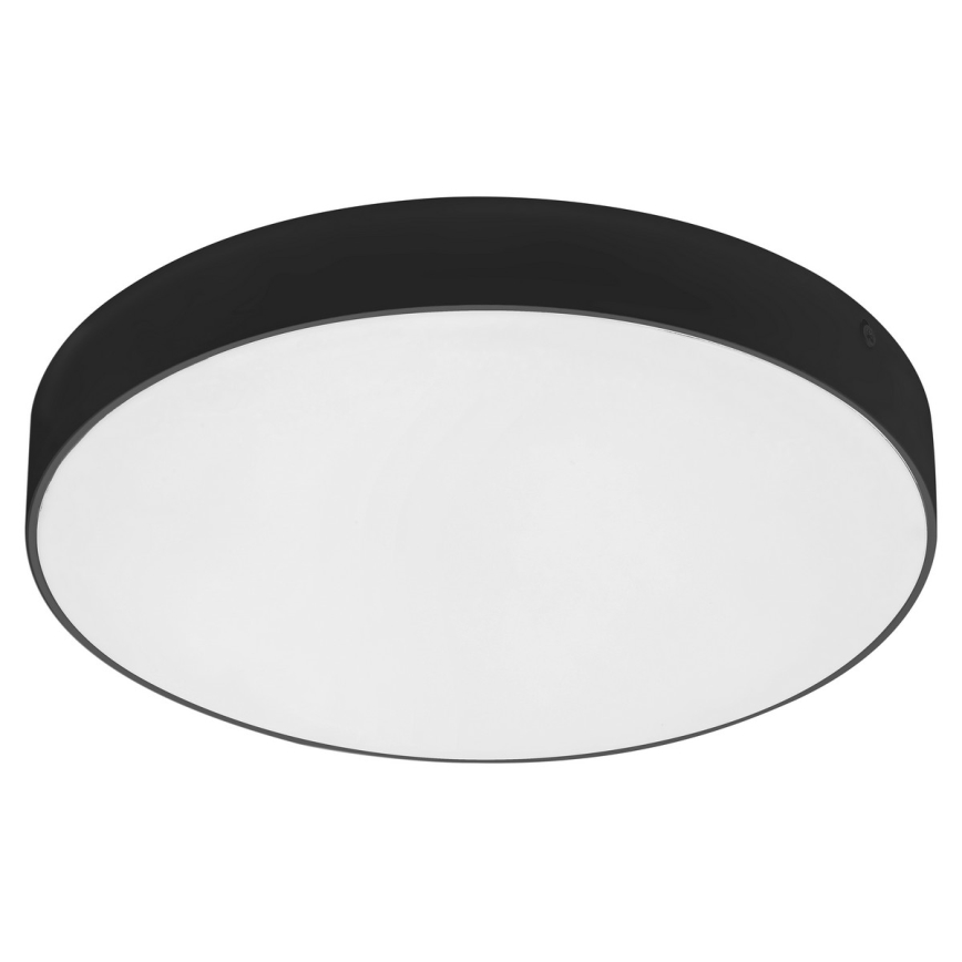 Rabalux - Plafonieră LED pentru baie 24W/230V 2800K/4000K/6000K IP44 negru Ø 30 cm
