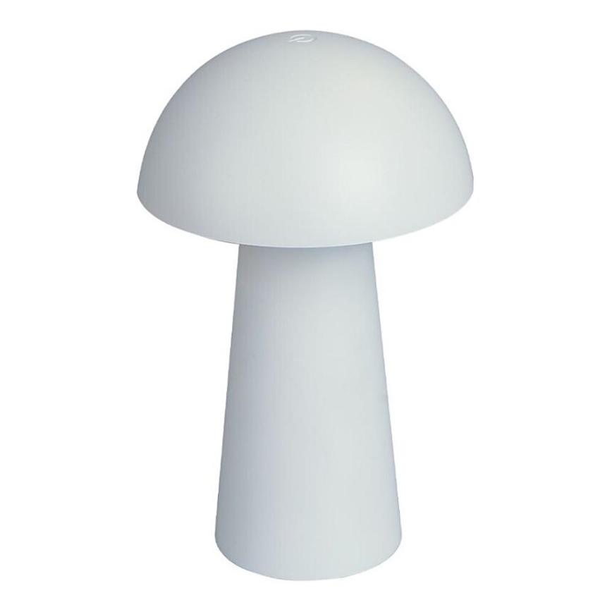 Rabalux - Lampă LED de exterior reîncărcabilă, tactilă, reglabilă, 1,5W/5V, IP44, 1200 mAh, USB, albă