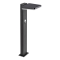 Rabalux - Lampă solară de exterior LED reglabilă cu senzor LED/4,4W/3,7V IP54 antracit 2200 mAh