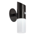 Rabalux - Lampă solară de perete LED RGB cu senzor LED/1W/3,7V IP44 negru 1200 mAh