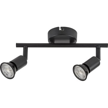 Rabalux - Lampă spot 2xGU10/25W/230V neagră