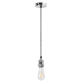 Rabalux - Lampa suspendata E27/40W argintiu