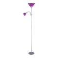 Rabalux - Lampadar 1xE27/100W+E14/25W gri/mov