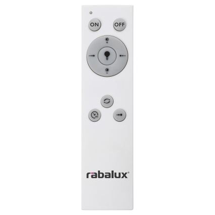 Rabalux - Plafonier LED reglabil intensitate LED/38W/230V 3000-6500K alb + telecomandă pr. 48 cm