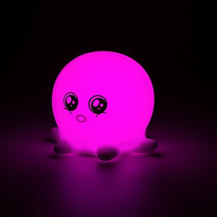Rabalux - Lumină de veghe tactilă LED RGB LED/0,05W/1xCR2032 caracatiță