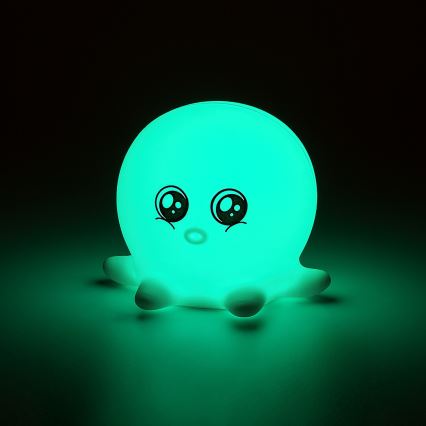 Rabalux - Lumină de veghe tactilă LED RGB LED/0,05W/1xCR2032 caracatiță