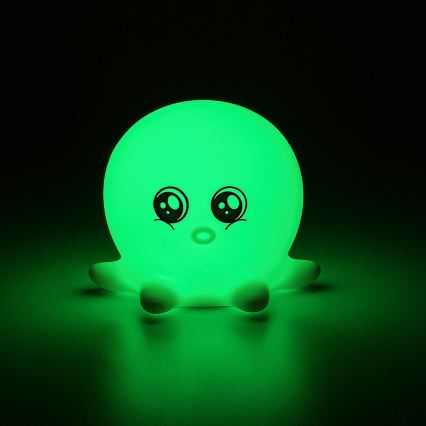 Rabalux - Lumină de veghe tactilă LED RGB LED/0,05W/1xCR2032 caracatiță