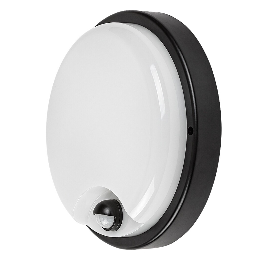 Rabalux - Aplică LED de exterior cu senzor LED/18W/230V IP65 neagră