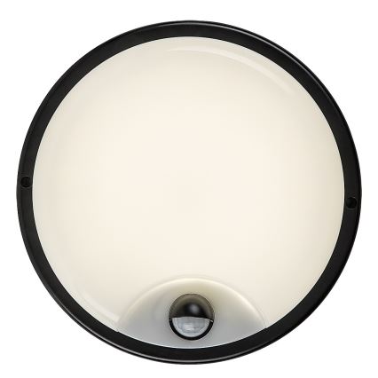 Rabalux - Aplică LED de exterior cu senzor LED/18W/230V IP65 neagră