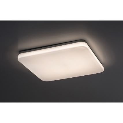 Rabalux - Plafonieră LED pentru baie, 36 W, 230 V, 3000/4000/6000 K, IP44, 41 x 41 cm