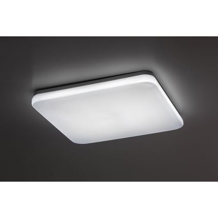 Rabalux - Plafonieră LED pentru baie, 36 W, 230 V, 3000/4000/6000 K, IP44, 41 x 41 cm