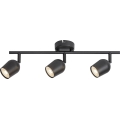 Rabalux - Plafonieră cu spoturi 3xGU10/15W/230V, negru