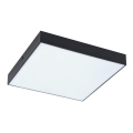 Rabalux - Plafonieră LED/18W/230V 3000-6000K IP44 negru 17,5x17,5 cm