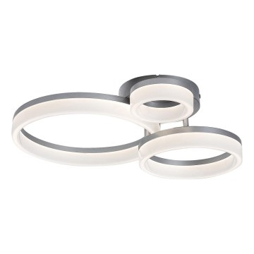 Rabalux - Plafonieră LED, 24 W, 230 V, 3000/4000/6500 K, 38x51 cm, crom mat