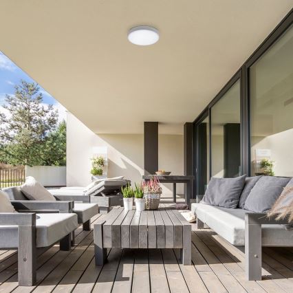 Rabalux - Plafonieră LED 24W/230V 2800-6000K IP44 albă Ø 30 cm