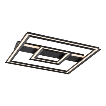 Rabalux - Plafonieră LED, 48 W, 230 V, 3000 K, neagră, 48,5 x 48,5 cm