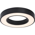 Rabalux - Plafonieră LED cu funcție dimmer, 45W, 230V, 3000-6500K, Ø 60 cm, negru + telecomandă