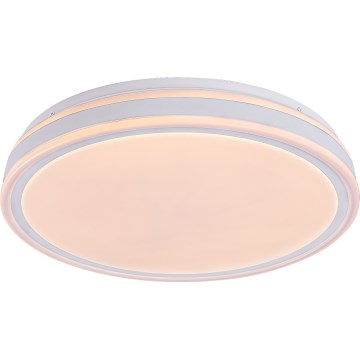 Rabalux - Plafonieră LED dimabilă, 23 W, 230 V, 3000–6500 K, Ø 38,5 cm, albă + telecomandă