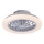 Rabalux - Plafonieră LED dimabilă cu ventilator LED/24W/230V 3000-6500K + telecomandă