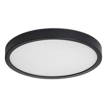 Rabalux - Plafonieră LED pentru baie, 18 W, 230 V, 3000/4000/6000 K, Ø 29 cm, IP44, negru