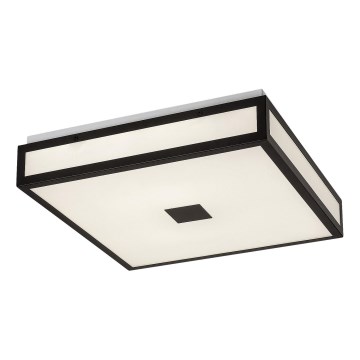 Rabalux - Plafonieră LED pentru baie, 18W/230V, IP44, neagră, 30x30 cm