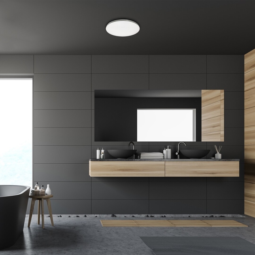 Rabalux - Plafonieră LED pentru baie, 20W, 230V, IP44, Ø 29 cm