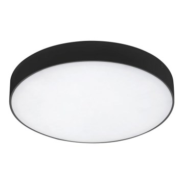 Rabalux - Plafonieră LED pentru baie 24W/230V 2800K/4000K/6000K IP44 negru Ø 30 cm