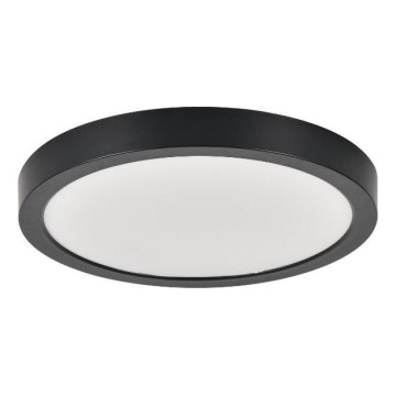 Rabalux - Plafonieră LED pentru baie, 30 W, 230 V, Ø 30 cm, IP44, negru