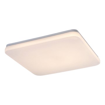 Rabalux - Plafonieră LED pentru baie, 36 W, 230 V, 3000/4000/6000 K, IP44, 41 x 41 cm