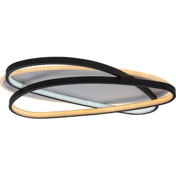Rabalux - Plafonieră LED reglabilă, 57W, 230V, 3000–6000K, 53 x 38 cm, cu telecomandă