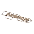 Rabalux - Plafonieră LED reglabilă LED/40W/230V 3000-6500K 33x100 cm aurie + telecomandă