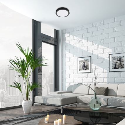 Rabalux - Plafonieră LED RGB dimmabilă cu senzor, LED 28W, 230V, 2700–5000K, diametru 36 cm + telecomandă