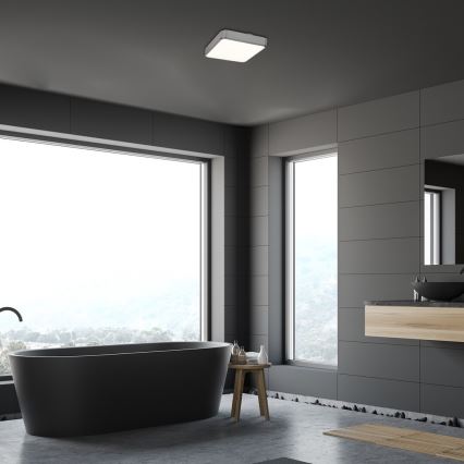 Rabalux - Plafonieră LED RGB dimabilă pentru baie LED/22W/230V 3000-6000K IP44 + telecomandă 29x29 cm